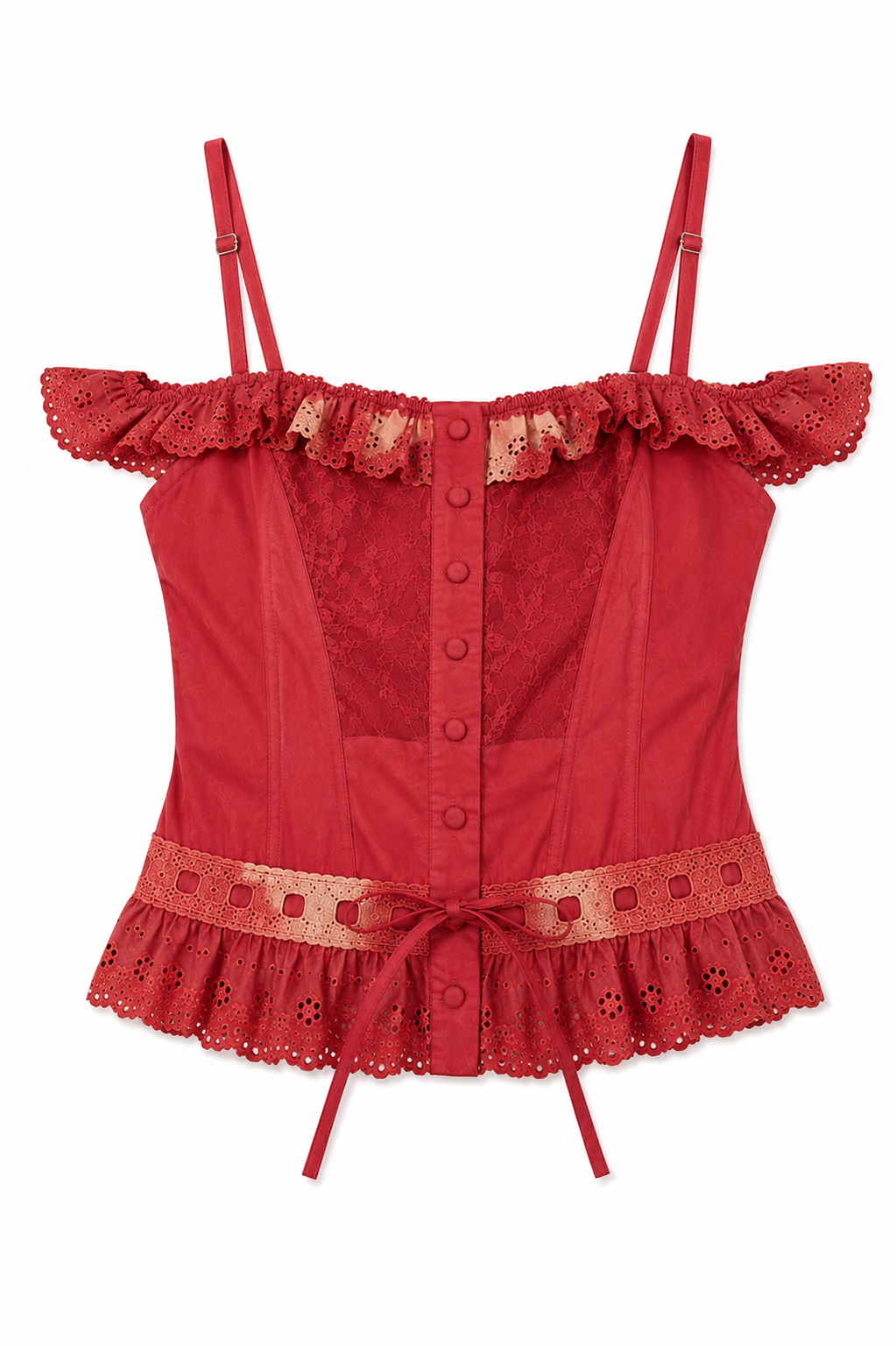 Cinema Cotton corset top