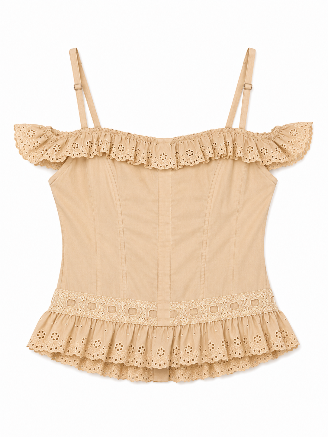Cinema cotton corset top