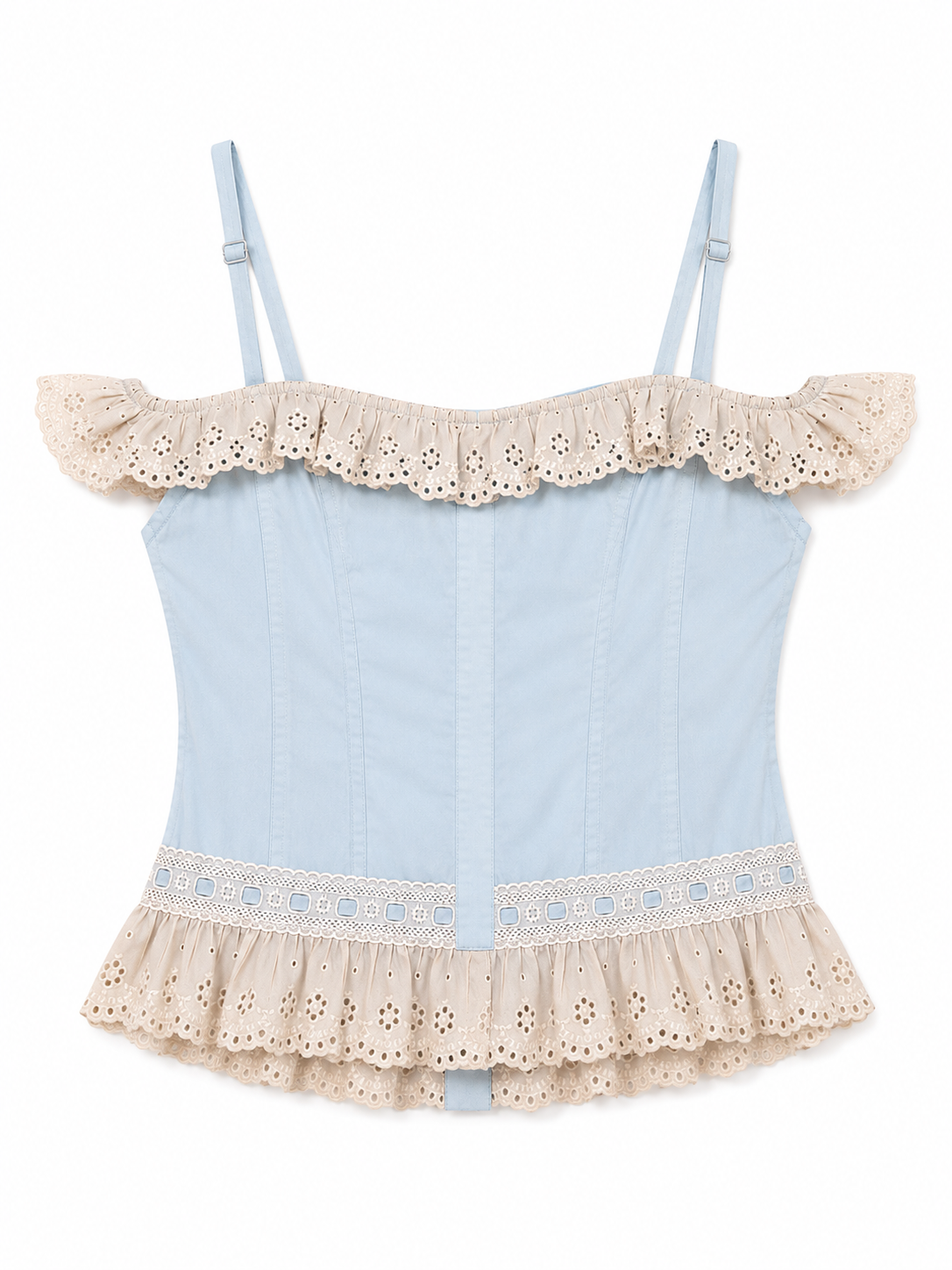 Cinema cotton corset top