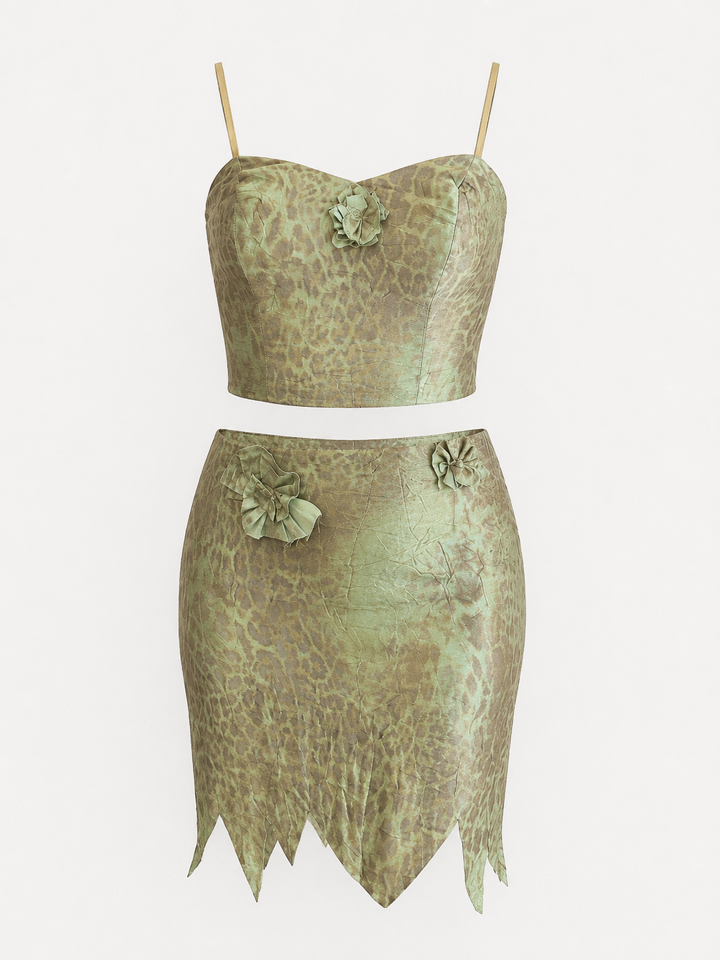 Cinema taffeta corset set