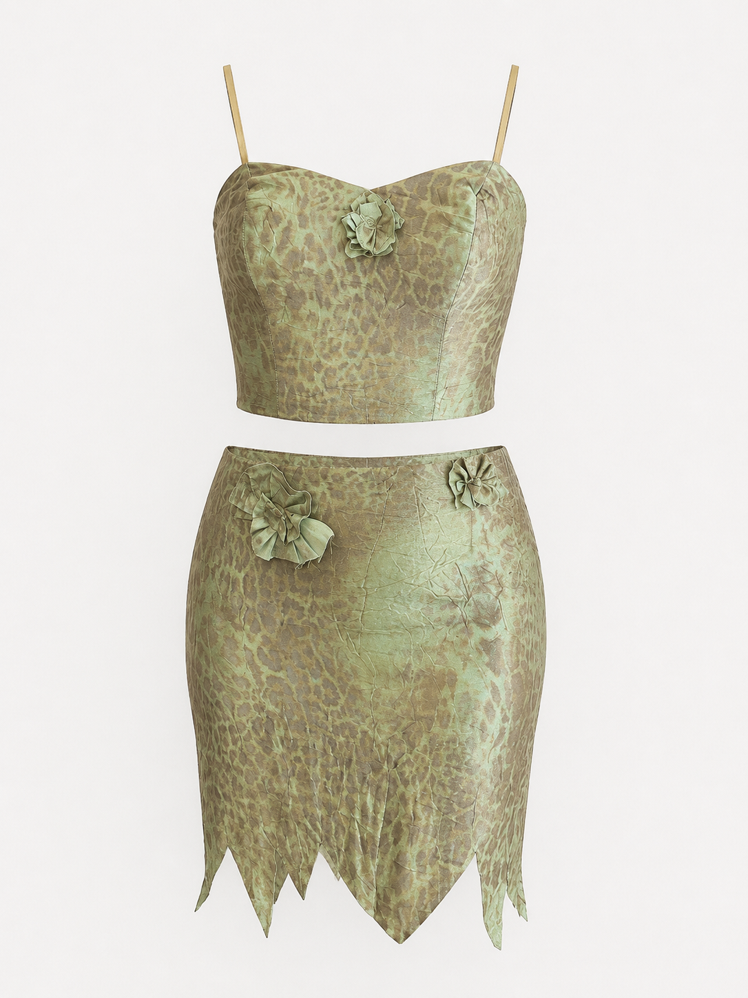 Cinema taffeta corset set