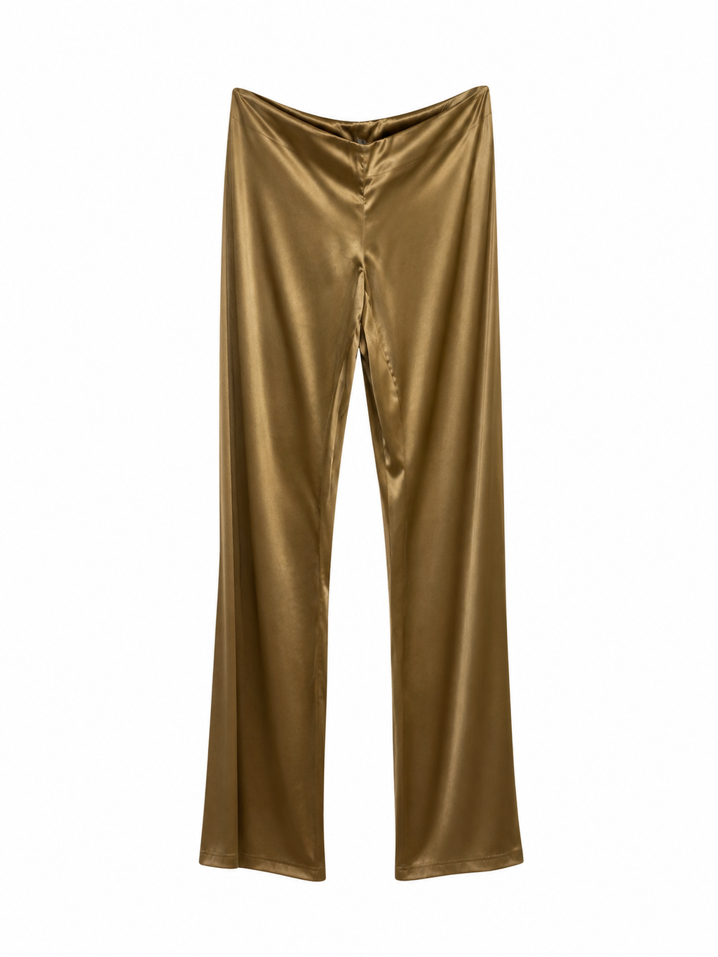 Cinema silk golden pants