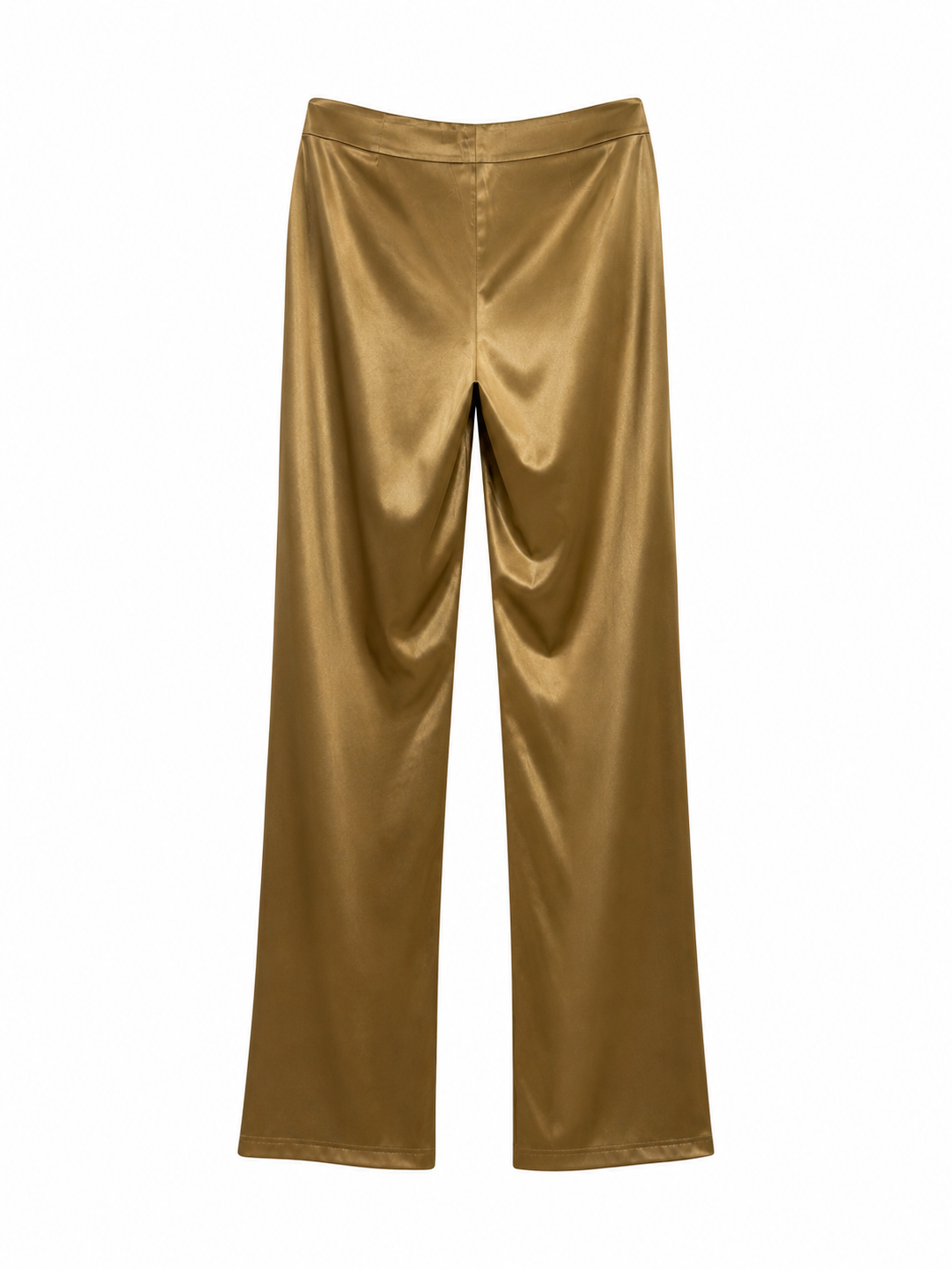 Cinema silk golden pants