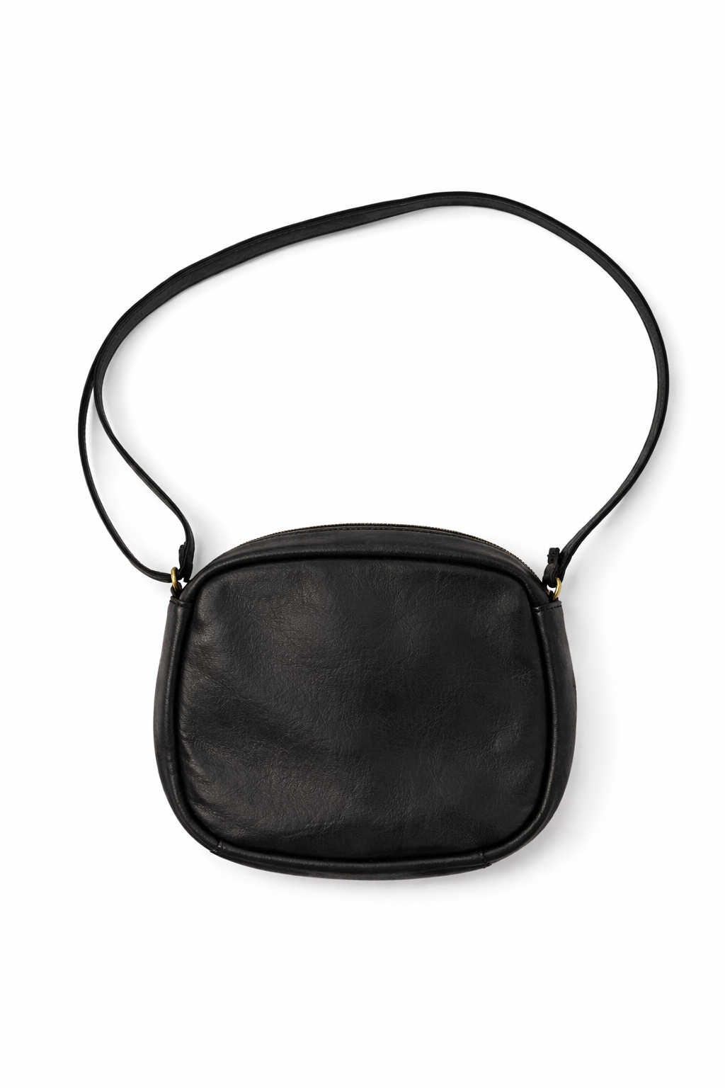 Vintage leather crossbody bag