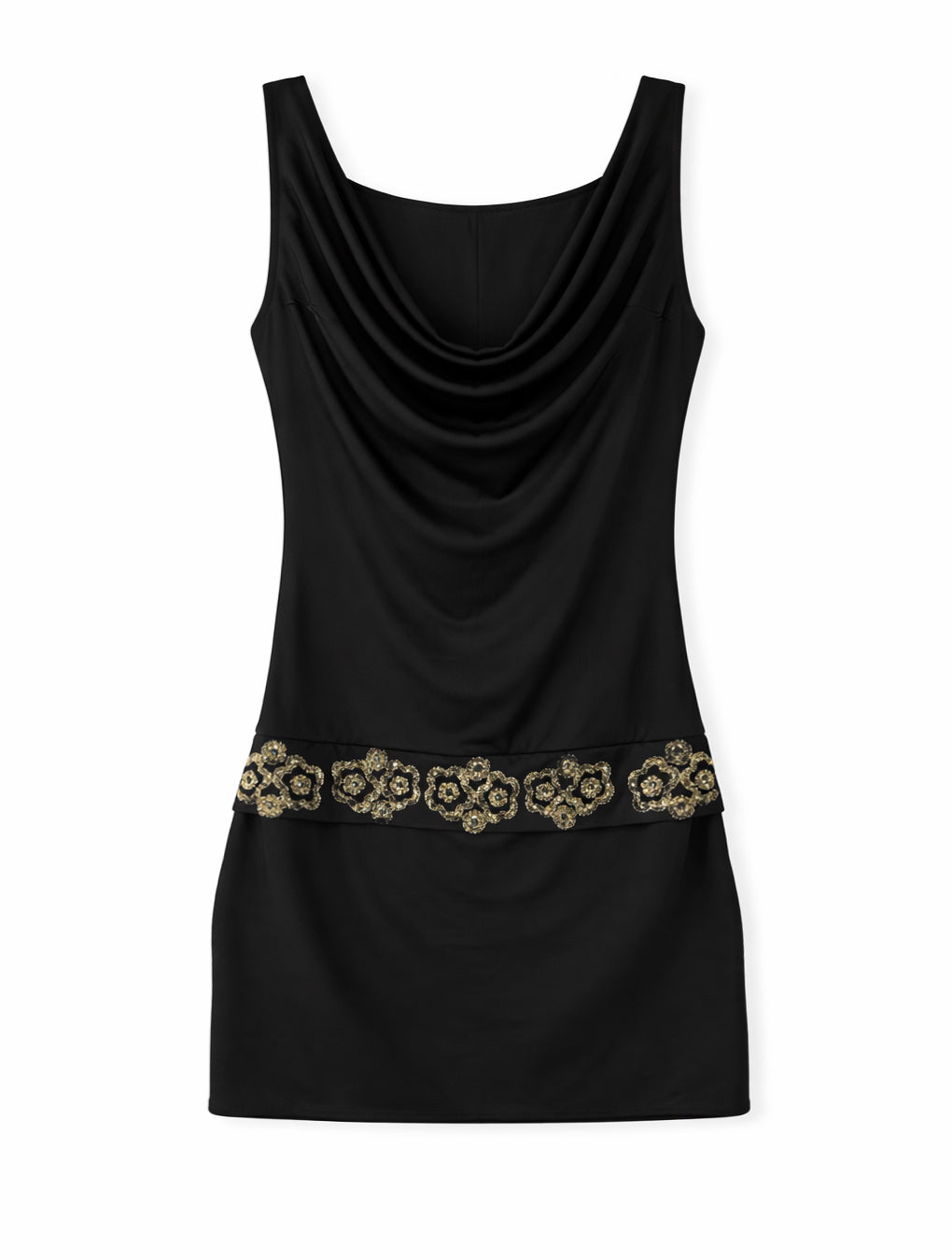 Mini black dress