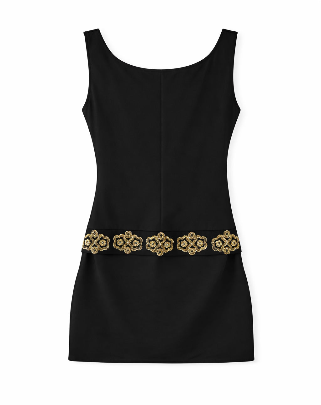 Mini black dress