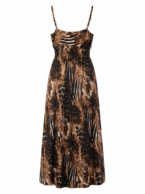 Animal printed dress
