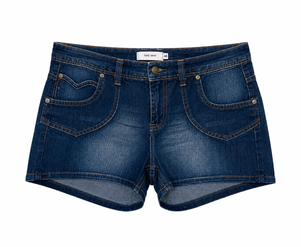 Mini denim shorts