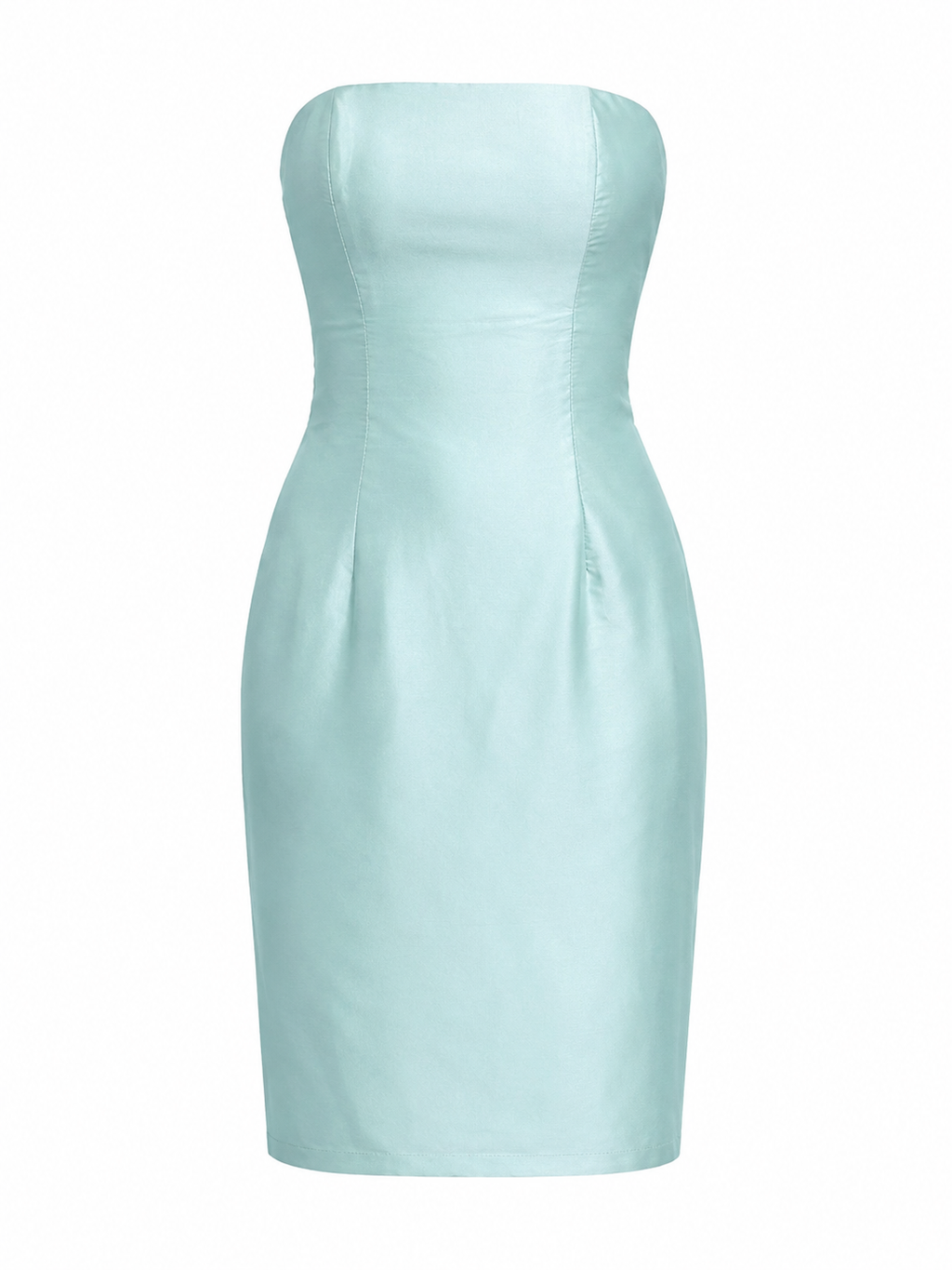 Deadstock Allure silk strapless dress