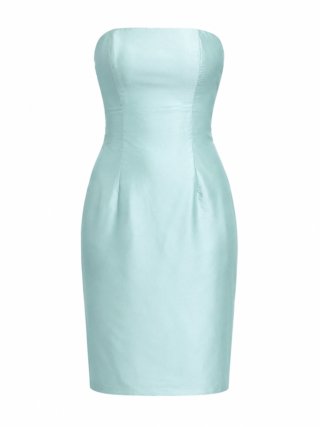 Deadstock Allure silk strapless dress