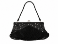 Beaded clutch baguette