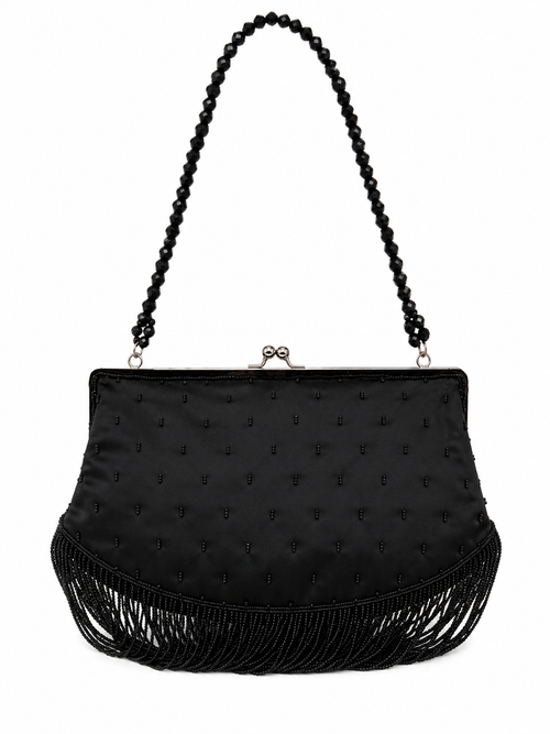 Beaded clutch baguette
