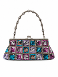 Beaded clutch bag