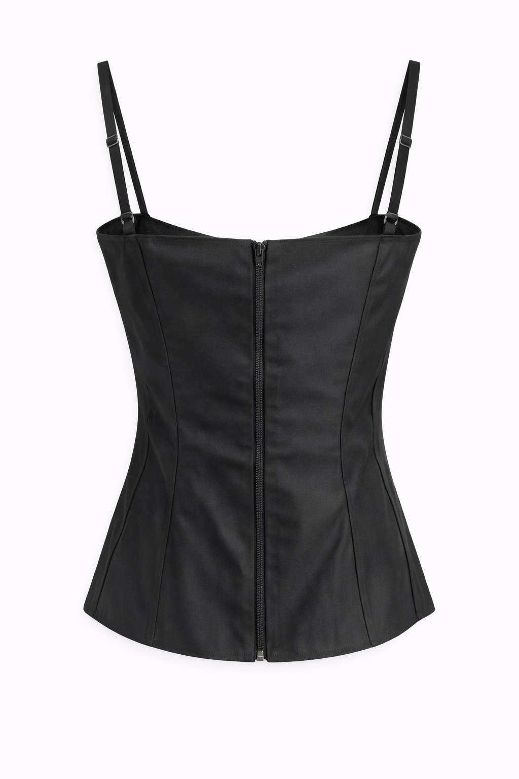 Deadstock embellished taffeta corset