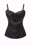 Deadstock embellished taffeta corset
