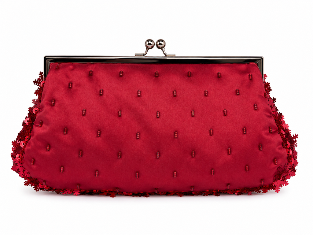 Sequin / embellished clutch bag