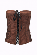 Deadstock taffeta corset
