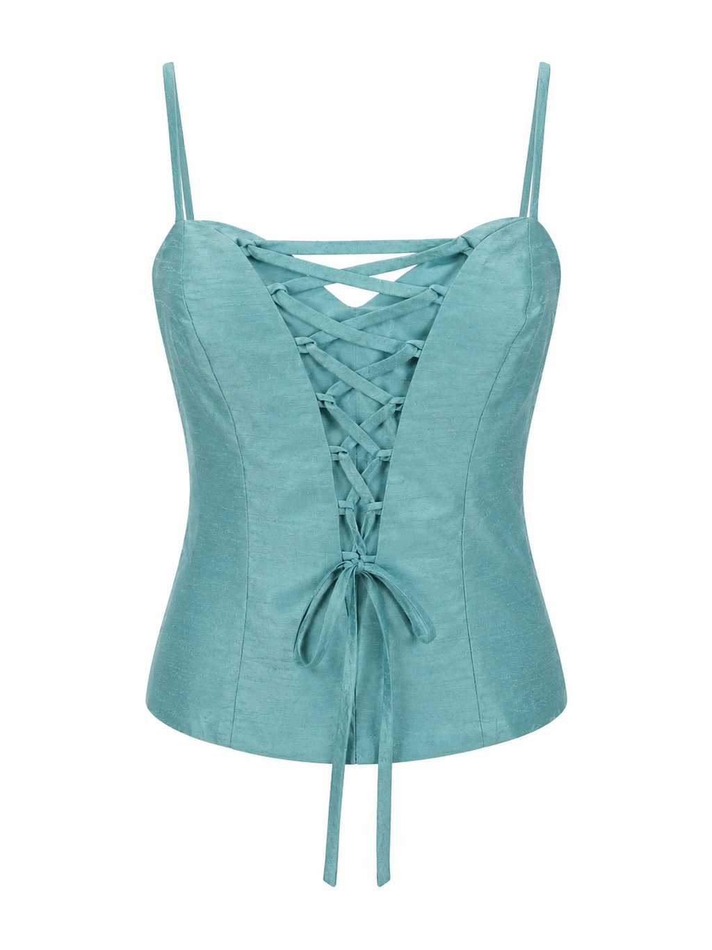 Deadstock taffeta corset