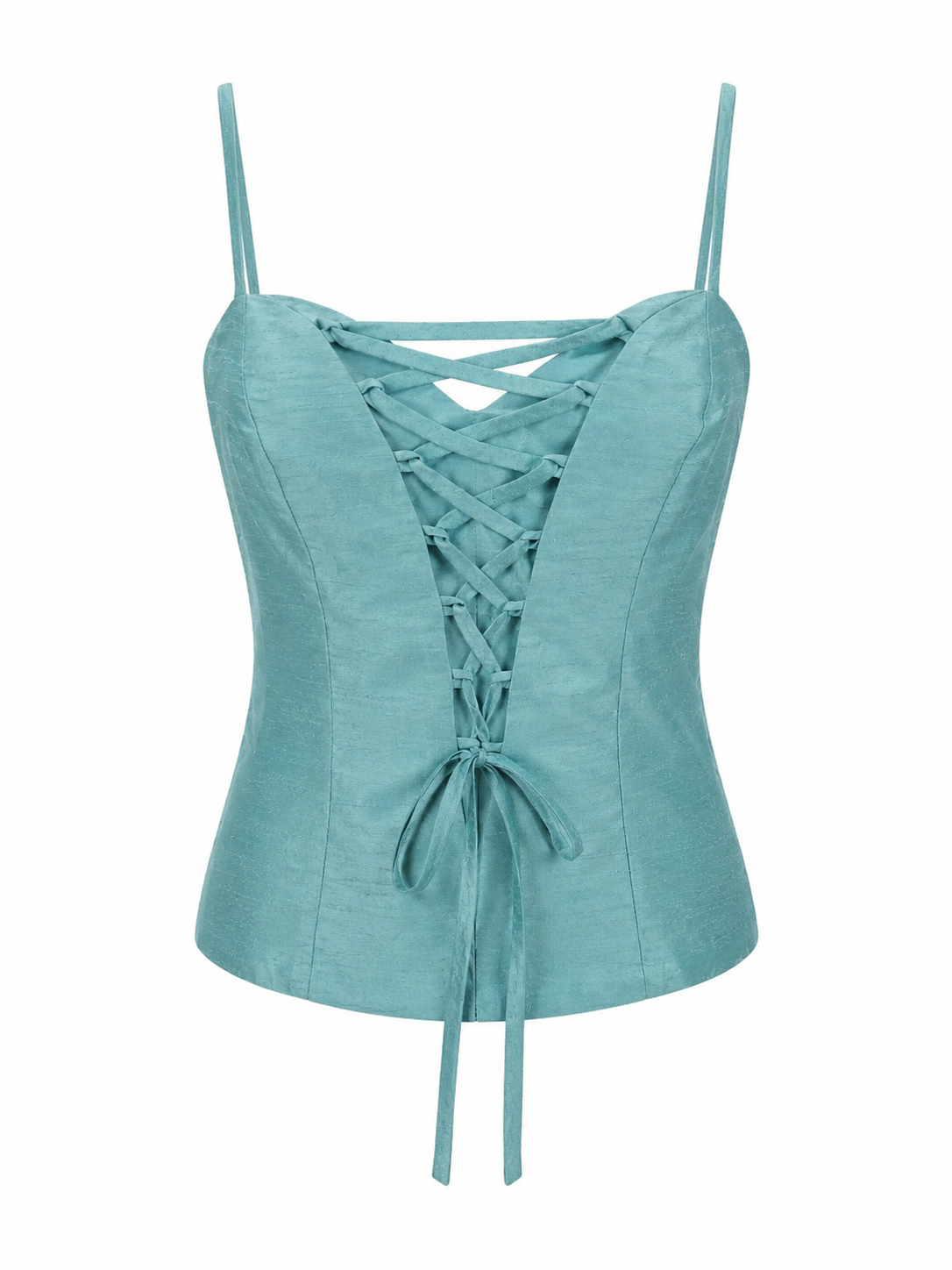 Deadstock taffeta corset