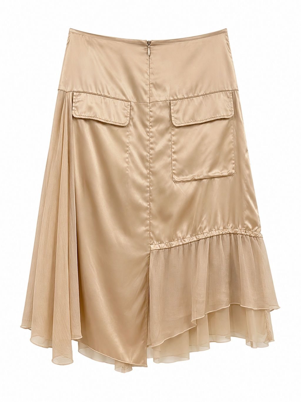 100% silk Deadstock skirt