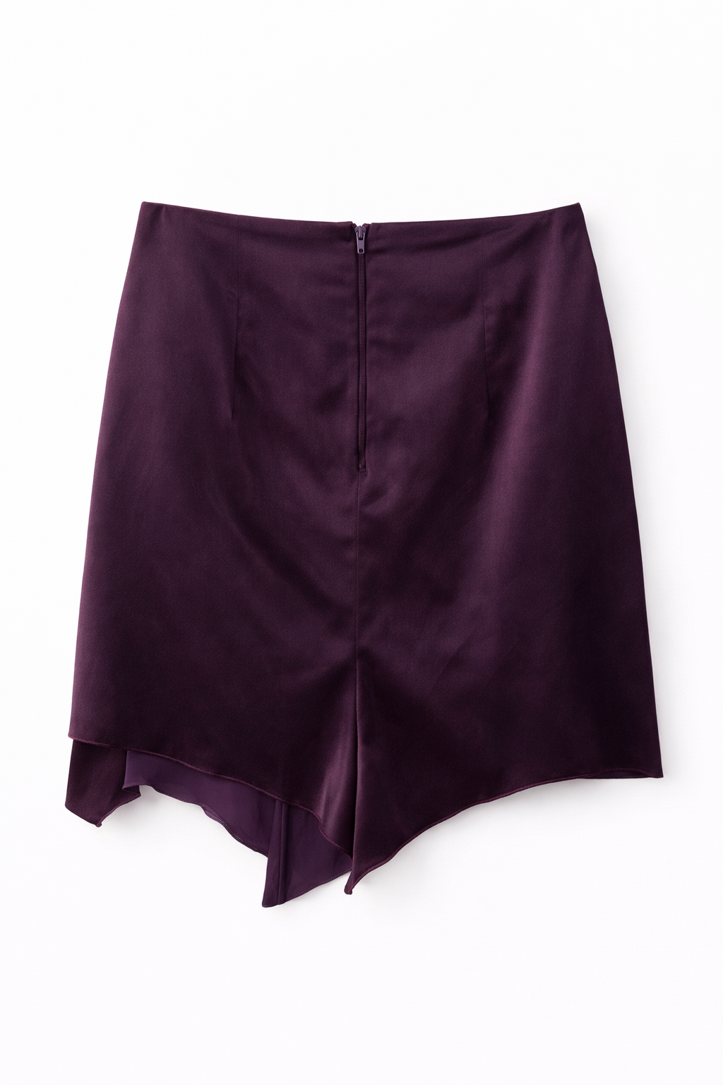 Deadstock satin skirt