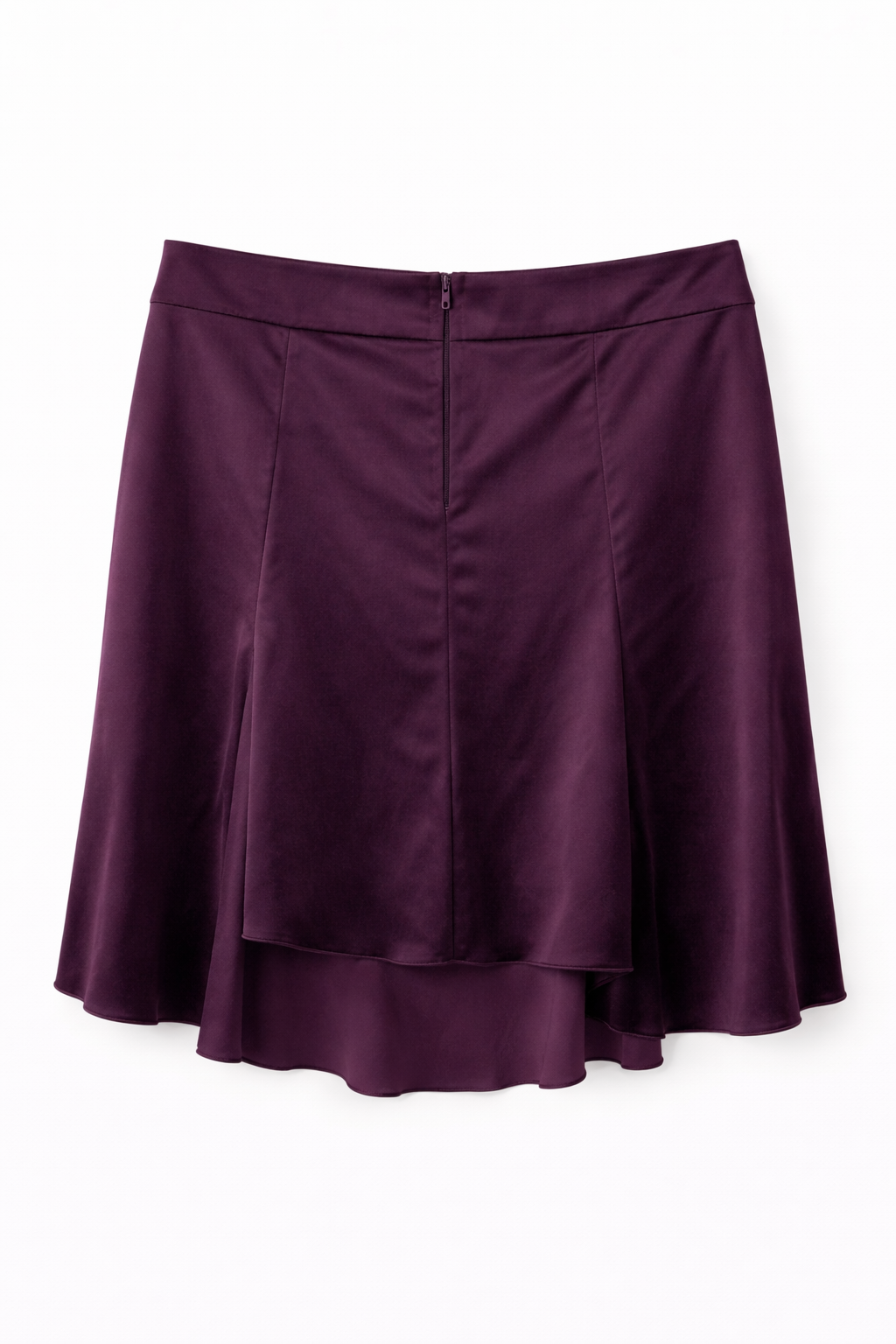 Deadstock satin skirt