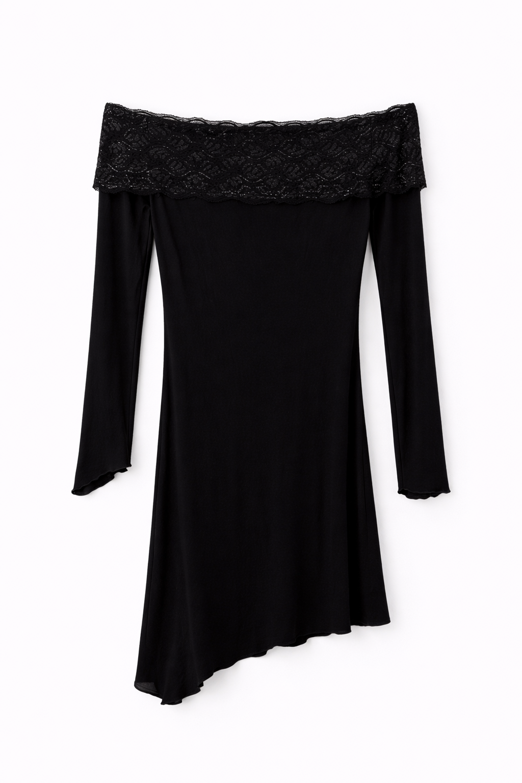Off shoulder elastic dress