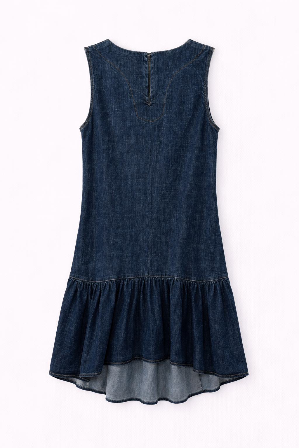 Denim asymmetrical dress emeraldhutvintage Denim asymmetrical dress emeraldhutvintage