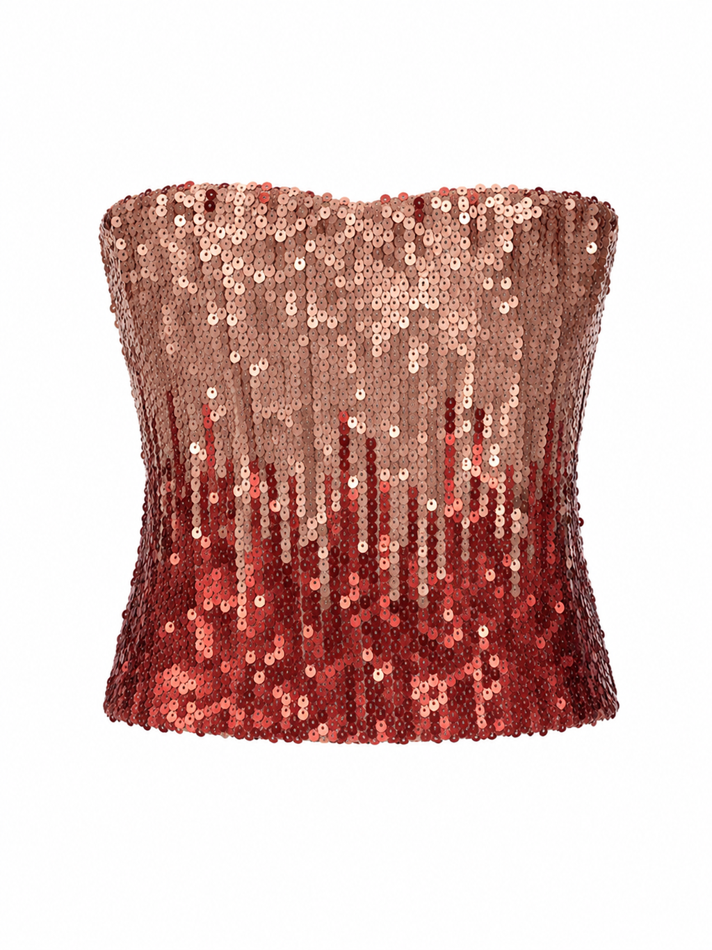 Sequin handmade ombre corset