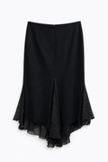 Midi asymmetrical skirt