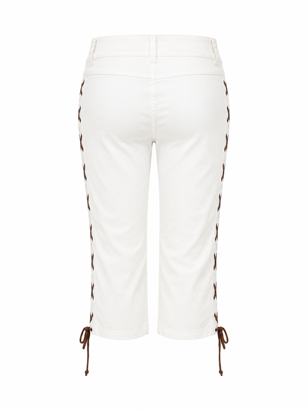 Artigli capri pants with side corset detail