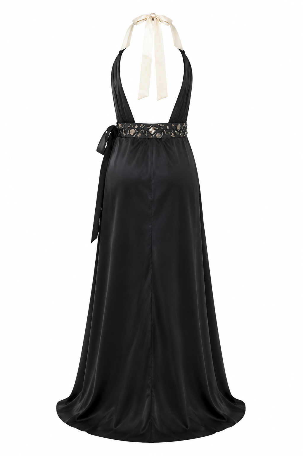 Cinema 100% silk embellished dress
