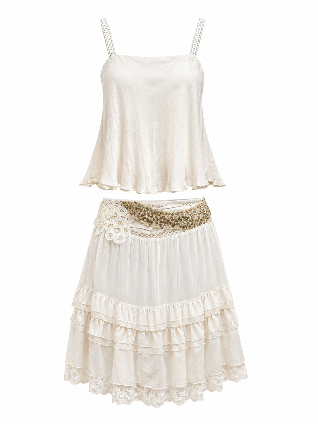 Cinema silk two piece set