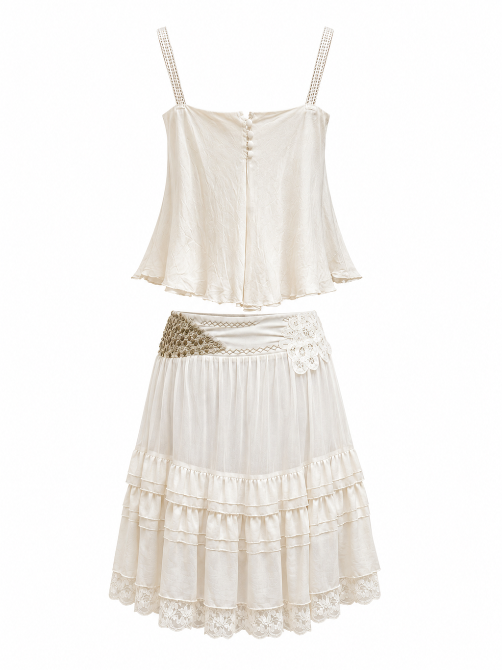 Cinema silk two piece set
