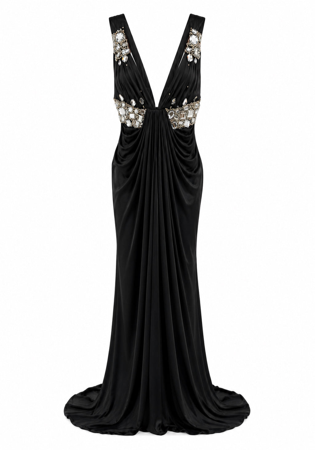 Cinema heavy embroidery gown