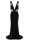 Cinema heavy embroidery gown