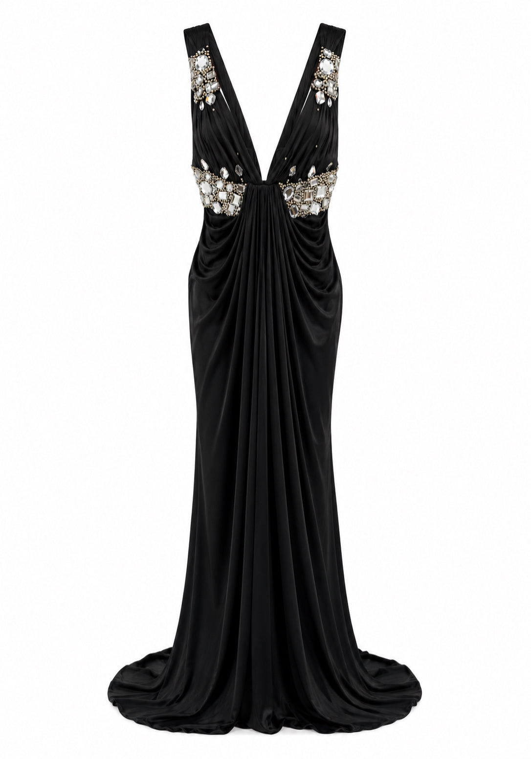 Cinema heavy embroidery gown