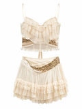 Cinema cotton & silk corset set