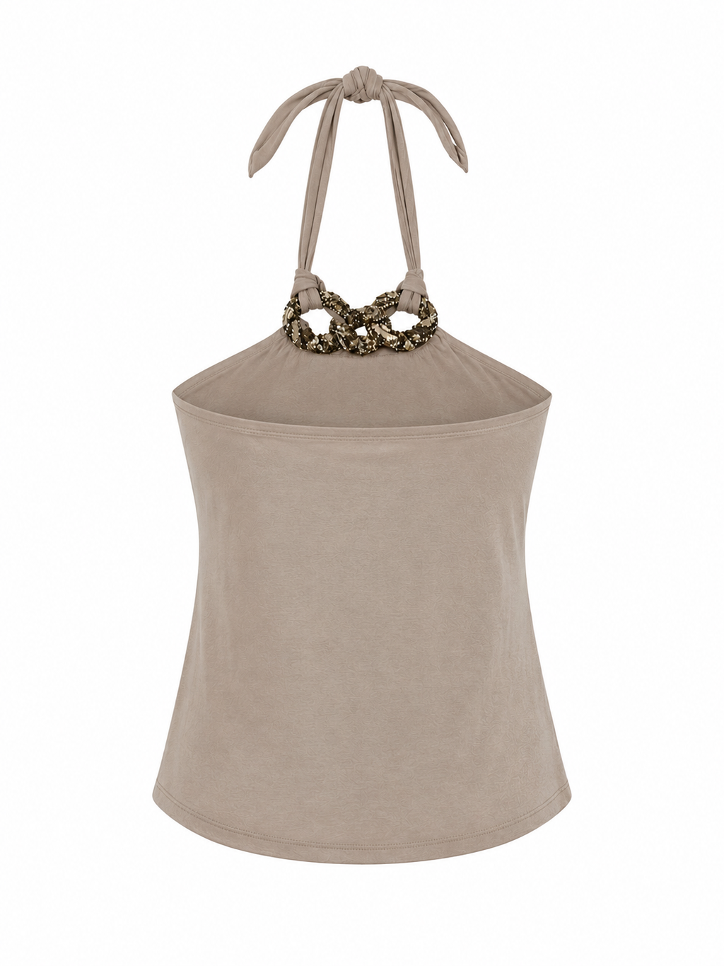 Cinema halter neck backess blouse