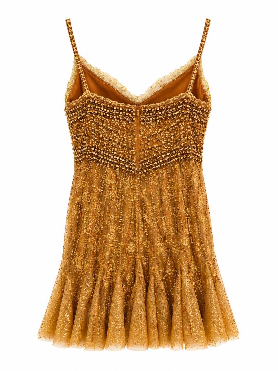 Handmade heavy beading dress