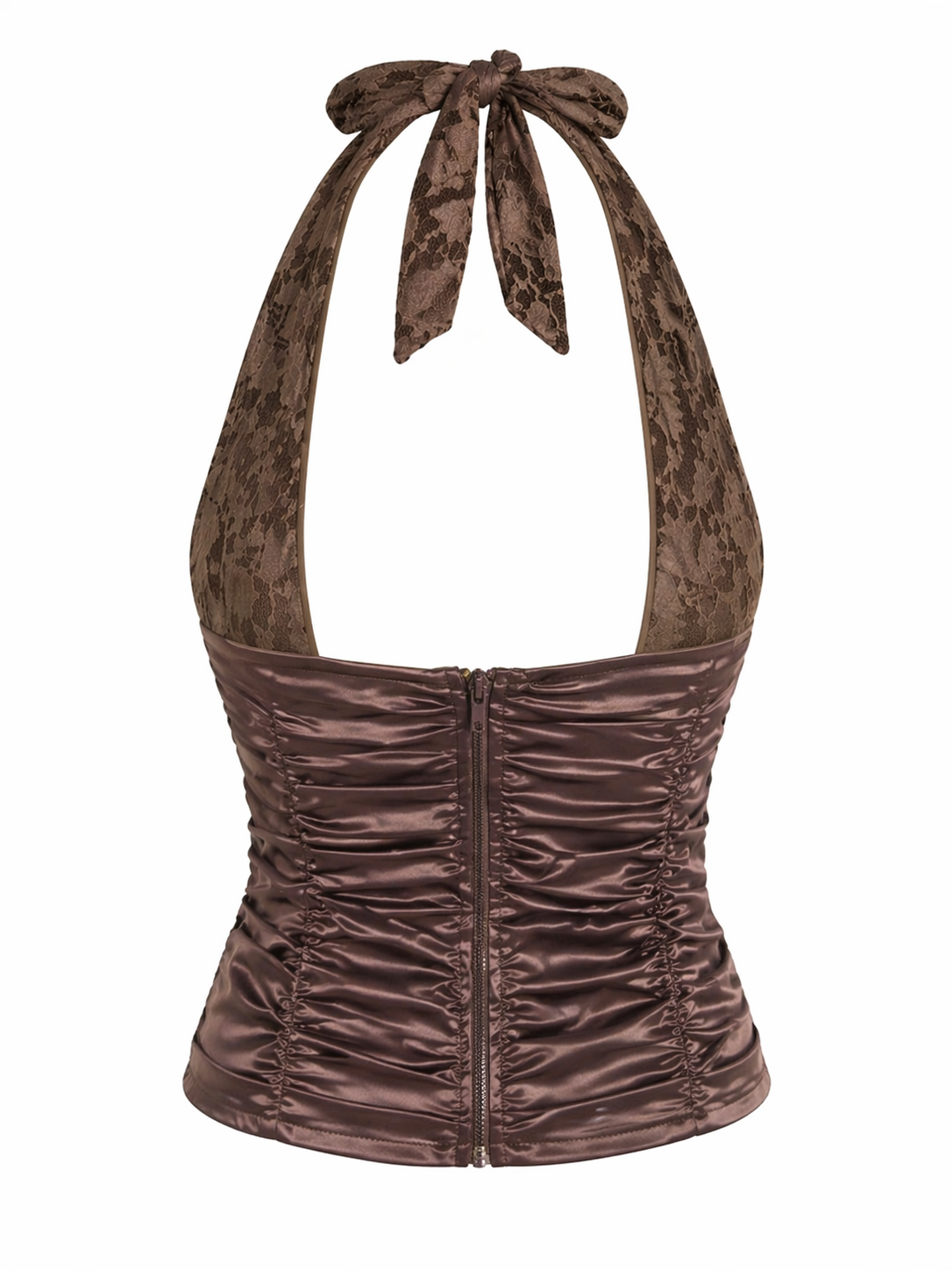 Deadstock halter neck corset