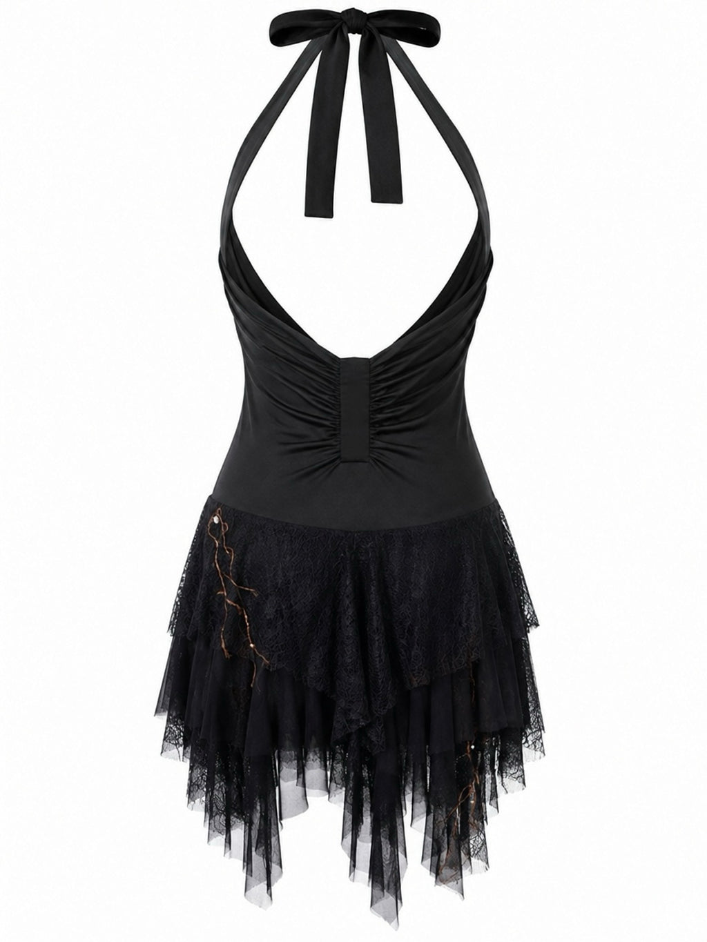 Cinema halter neck backless dress