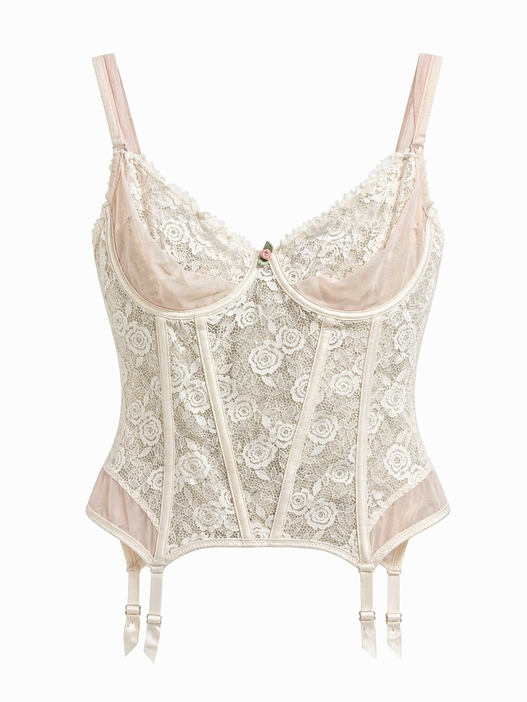 Vintage lace corset