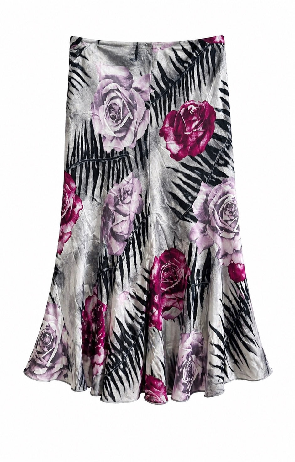 Satin slip skirt