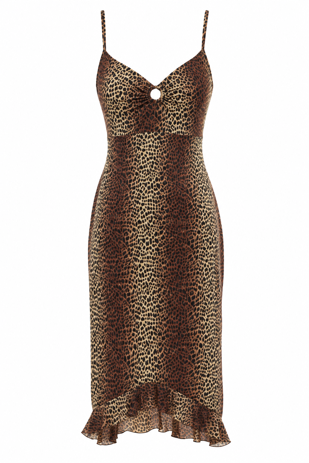 Midi animal printed dress
