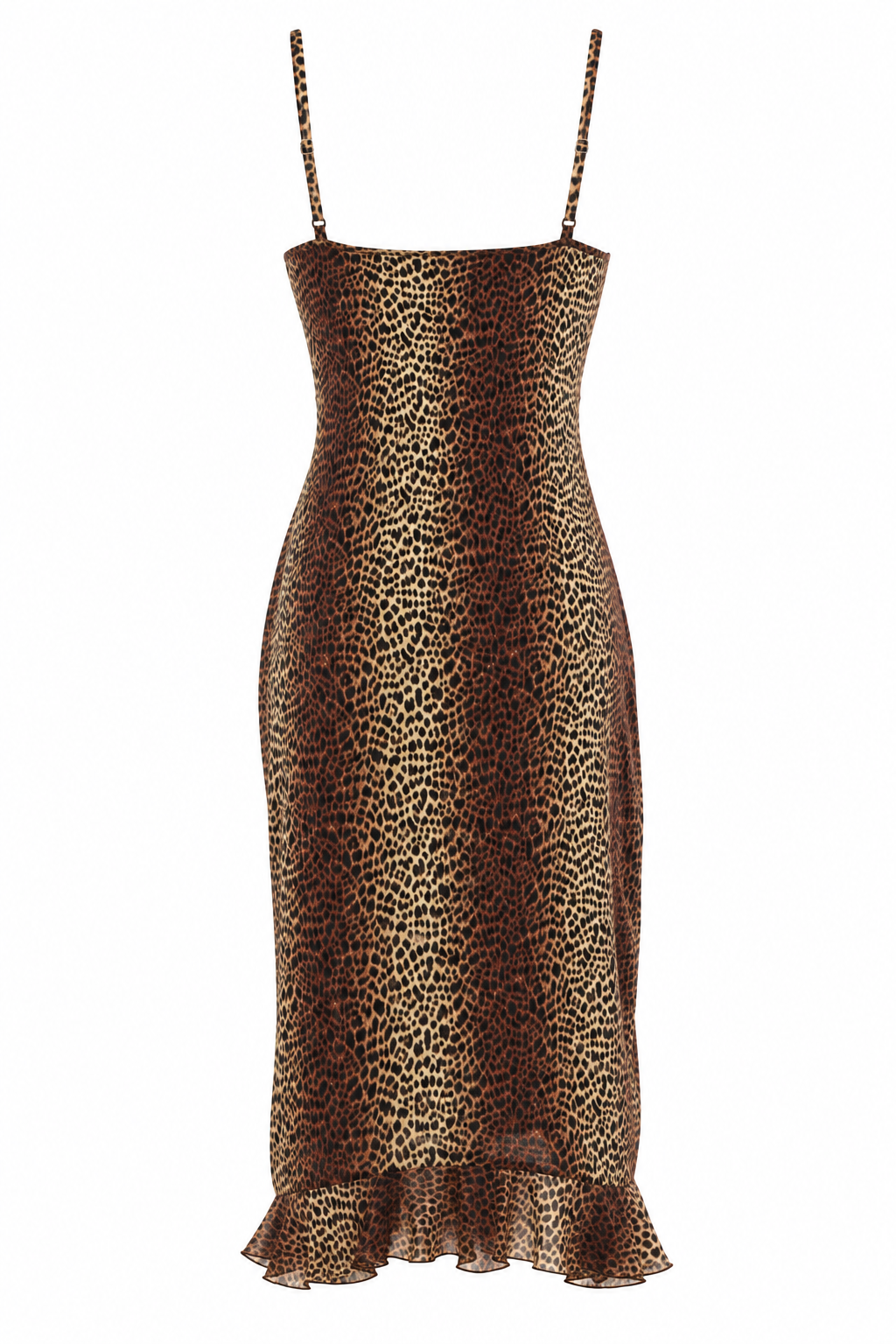 Midi animal printed dress