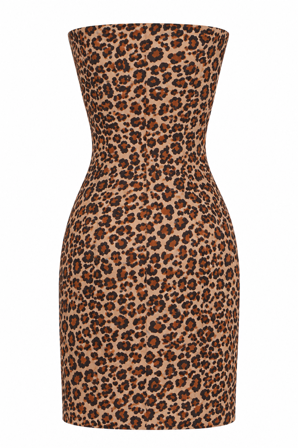 Leopard corset mini dress