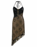 Deadstock asymmetrical lace dress
