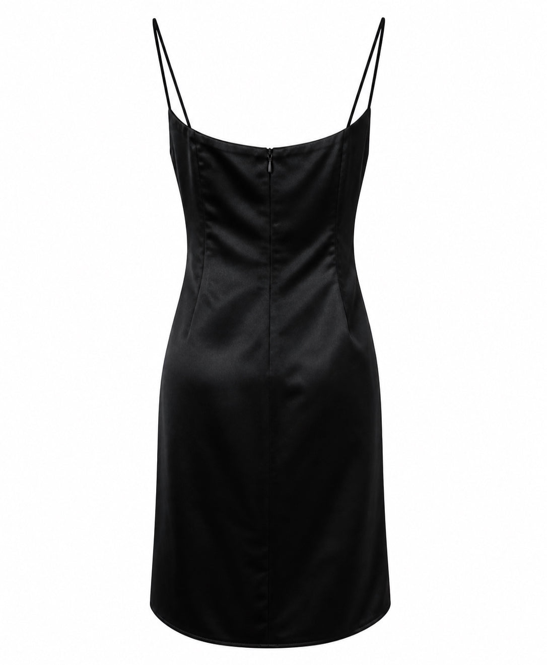 Thick satin corset dress