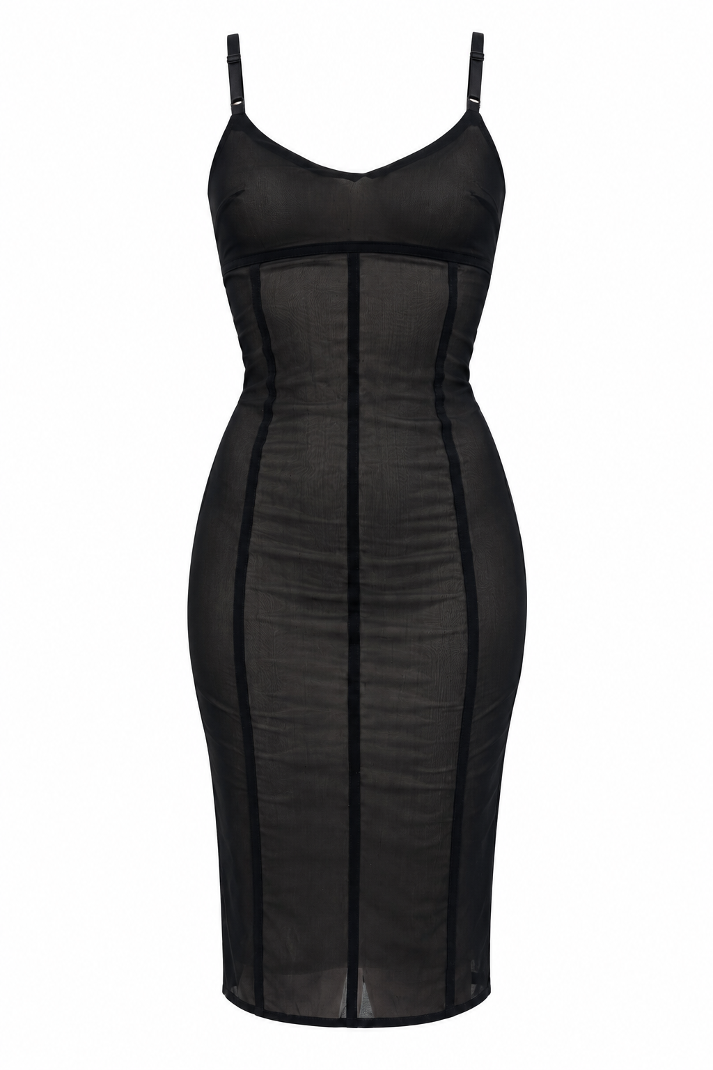 Morgan corset mesh dress